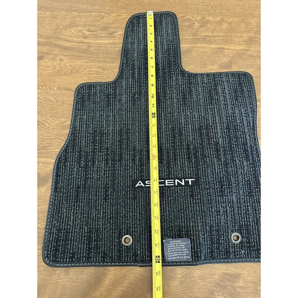 2021 Subaru Ascent Front Left Driver Carpet Floor Mat Gray And Black - Picture 5 of 6